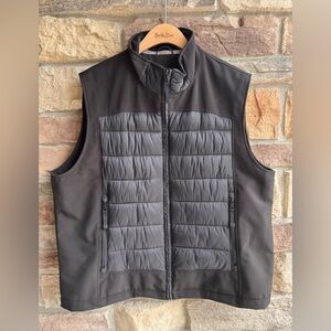Guess Puffer Vest Men's Vest XXL Black Sleeveless